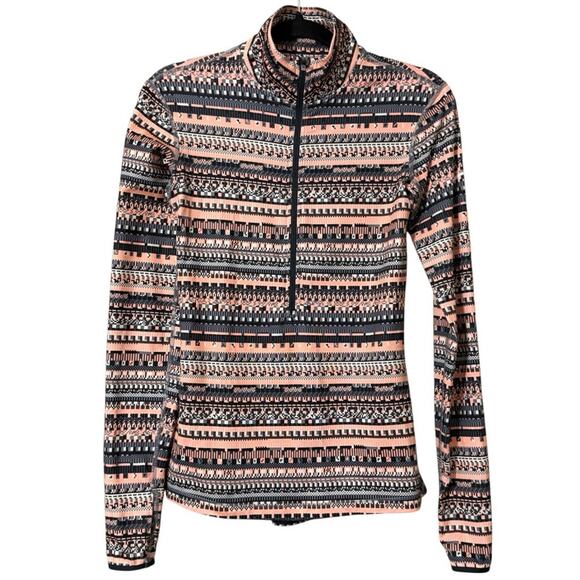 NIKEPRO DRI-FIT small half zip Hyperwarm Training Shirt long sleeve thumb hole - Picture 10 of 10